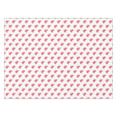 赤い甘くジューシーなスイカがおいしい – 新鮮 –  テーブルクロス (正面(横))