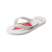 赤い甘くジューシーなスイカピースおいしい – スケッチ  キッズビーチサンダル (アングル)