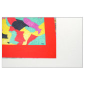 赤い生き物の生地 ファブリック (ヤード)