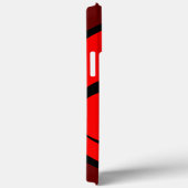 赤い生物学的災害［有害物質］記号 Case-Mate iPhoneケース (裏面 / 右)