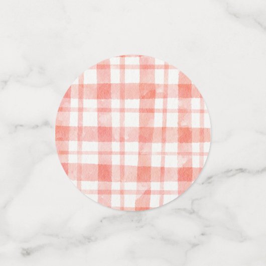 赤い男の子の納屋周囲の庭農場の動物の誕生日 コンフェッティ (スモール正面)