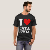赤い男はカタルーニャが大好き Tシャツ (正面フル)