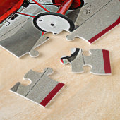 赤い男爵の三葉機 ジグソーパズル (側面)