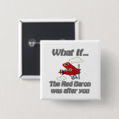 赤い男爵 缶バッジ (正面&裏面)