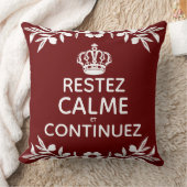 赤い白いオリーブフランスのブの保ブン運コムオンオン クッション (ブランケット)