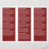 赤い白いシンプルパフ縁どラフ (裏面)