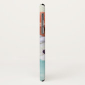 赤い白いバラとアネモネの花モノグラム Case-Mate iPhoneケース (裏面/左)