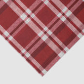 赤い白い格子縞 薄葉紙 (詳細)