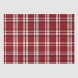 赤い白い格子縞 薄葉紙