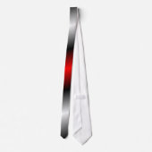 赤い白い黒のフェードネクタイ ネクタイ (裏面)