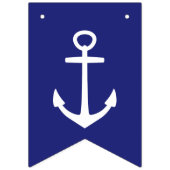 赤い白くおよび青のいかりおよび星 バンティングフラッグ (第2の旗)