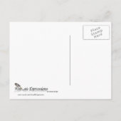 赤い白くの愛国心が強いスターバストおよび青 インビテーションポストカード (裏面)