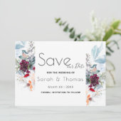 赤い白とオレンジエレガントの救フローラ 案内状 (スタンド正面)