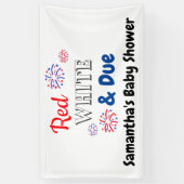 赤い白と期限 横断幕 (縦)