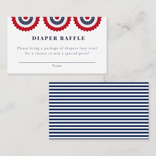 赤い白と赤ちゃんシャワーエンクロージャカード エンクロージャーカード (正面/裏面)