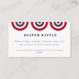 赤い白と赤ちゃんシャワーエンクロージャカード エンクロージャーカード