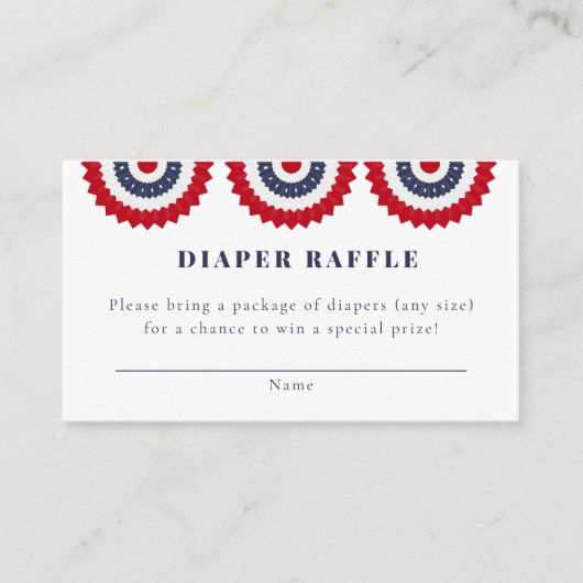 赤い白と赤ちゃんシャワーエンクロージャカード エンクロージャーカード (正面)