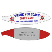 赤い白と青のバスケカスタムットコーチのギフト バスケットボール (パネル)