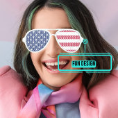 赤い白と青のパーティーサングラスパーティーの好意 アビエーターサングラス