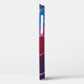 赤い白と青のレイヤー絞り染め Case-Mate iPhoneケース (裏面 / 左)