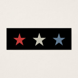 赤い白と青の星のブックマーク