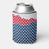 赤い白と青の星 缶クーラー (缶裏面)