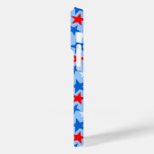 赤い白と青の星 Case-Mate iPhoneケース (裏面 / 左)