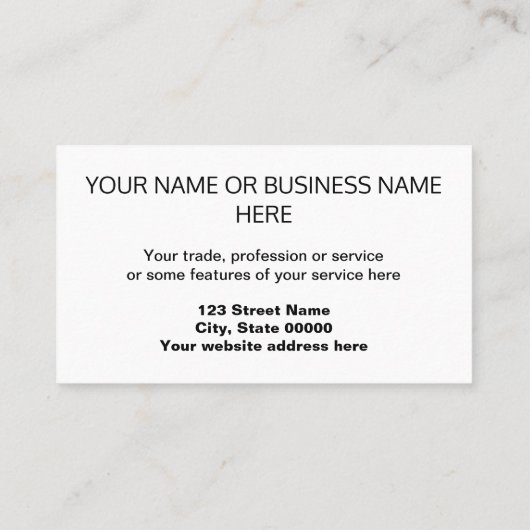 赤い白と青の理容師ストライプ名刺 名刺 (裏面)