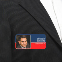 赤い白と青の背景のカスタム写真