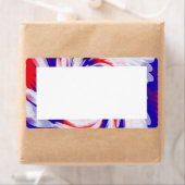 赤い白と青 ラベル (インサイチュ)