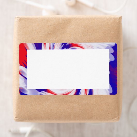 赤い白と青 ラベル (インサイチュ)