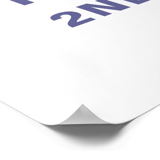 赤い白と2つユニセックスの誕生日パーティーへようこそ ポスター (角)