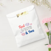 赤い白と2歳の誕生日 フェイバーバッグ (封をした状態)