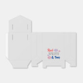 赤い白と2歳の誕生日 フェイバーボックス (折り畳みなし)