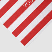 赤い白の横書き名門私立校風ののストライプ名 薄葉紙 (詳細)