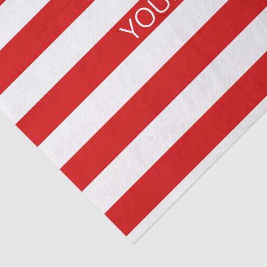 赤い白の横書き名門私立校風ののストライプ名 薄葉紙 (詳細)