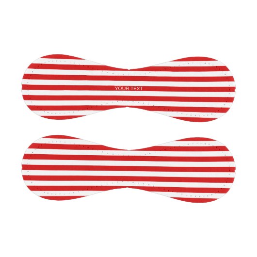 赤い白の横書き名門私立校風ののストライプ名 野球ボール (パネル)