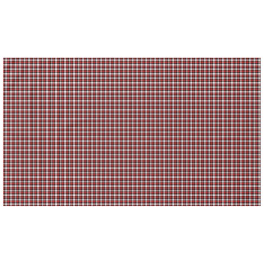 赤い白の黒いバッファローチェックの格子模様 テーブルクロス (正面(横))