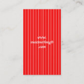 赤い白ワインはソムリエの名刺をびん詰めにします 名刺 (裏面)