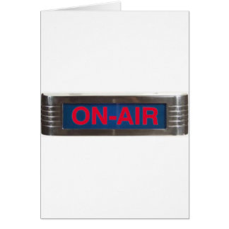 赤い白熱オン空気ライト