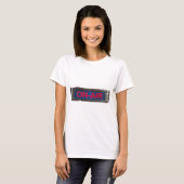 赤い白熱オン空気ライト Tシャツ (正面フル)