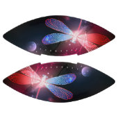 赤い白熱［赤熱］光を放つトンボ アメリカンフットボール (パネル)