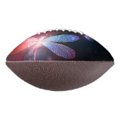 赤い白熱［赤熱］光を放つトンボ アメリカンフットボール (回転90)