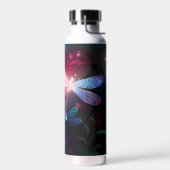 赤い白熱［赤熱］光を放つトンボ ウォーターボトル (左面)