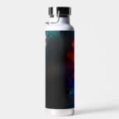 赤い白熱［赤熱］光を放つトンボ ウォーターボトル (右面)