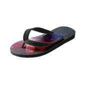 赤い白熱［赤熱］光を放つトンボ キッズビーチサンダル (アングル)