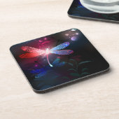 赤い白熱［赤熱］光を放つトンボ コースター (左側)