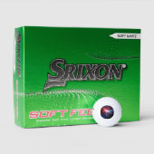 赤い白熱［赤熱］光を放つトンボ ゴルフボール (パッケージング)