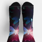 赤い白熱［赤熱］光を放つトンボ ソックス (上部)