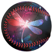 赤い白熱［赤熱］光を放つトンボ ソフトボール (正面左)